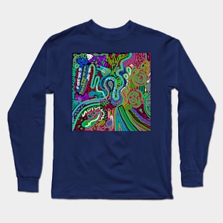 Trippy art Long Sleeve T-Shirt